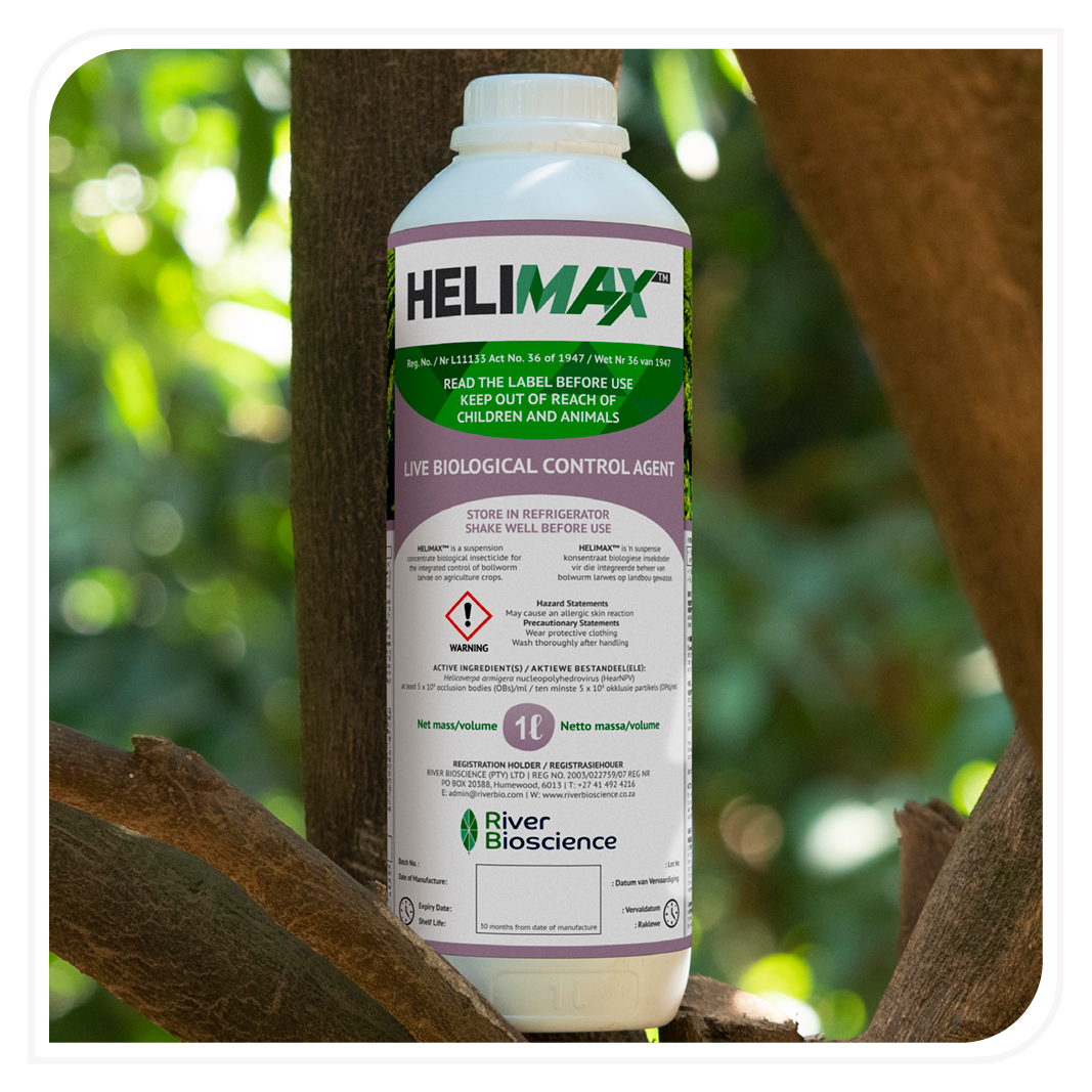 River Bioscience | Crop Protection | Bollworm Control | HeliMax